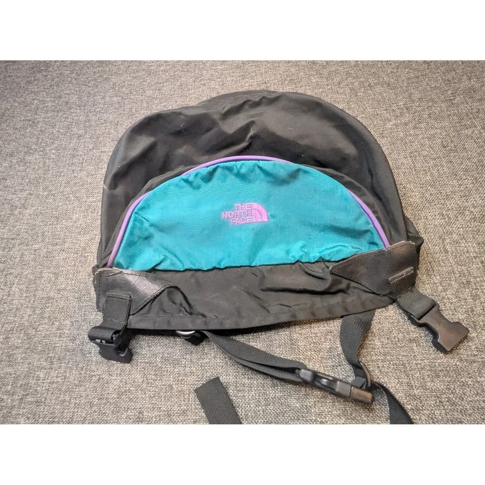 Vintage The North Face Sport Hiking Fanny pack Belt Waist Outdoor Bag Blue